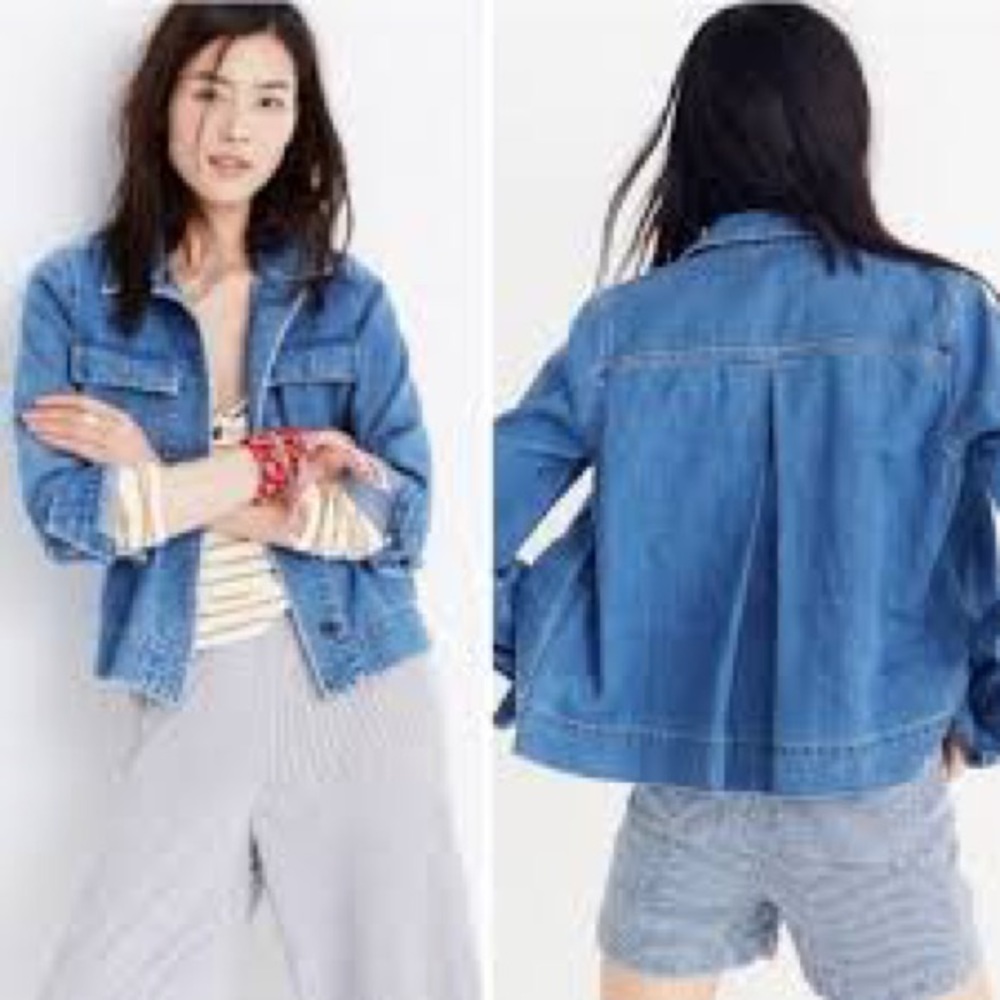 Madewell Denim Military Jacket